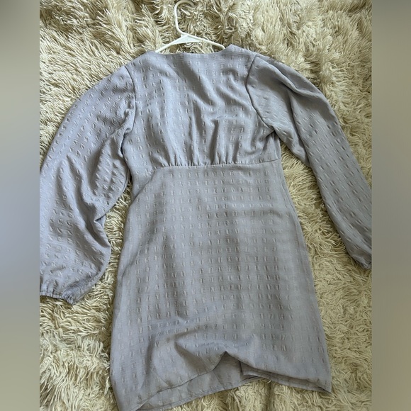 Nasty Gal - Long Sleeve Lavender Dress - Size 6 - Picture 2 of 4